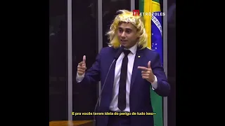 No Dia da Mulher, Nikolas Ferreira faz discurso transfóbico na Câmara