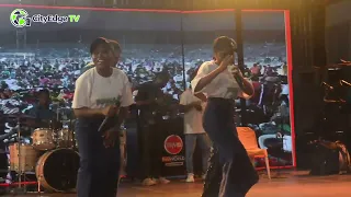 glorious twins ministration at judah mega praise by yinka ayefele