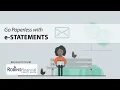 Go Paperless with e-Statements Robins Financial Credit Union