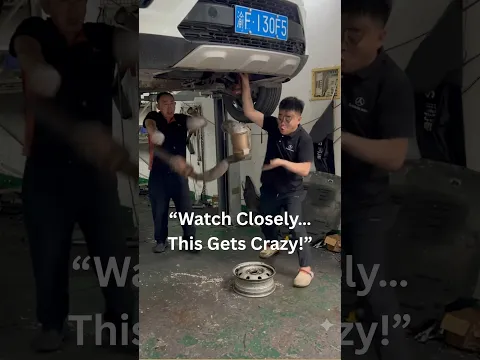 Installing a catalytic converter in the car failed