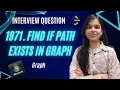 1971 Find if Path Exists in Graph BFS DFS Graph Easy Explanation Leetcode