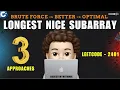 Longest Nice Subarray Brute Force Better Optimal Dry Runs Leetcode 2401 codestorywithMIK
