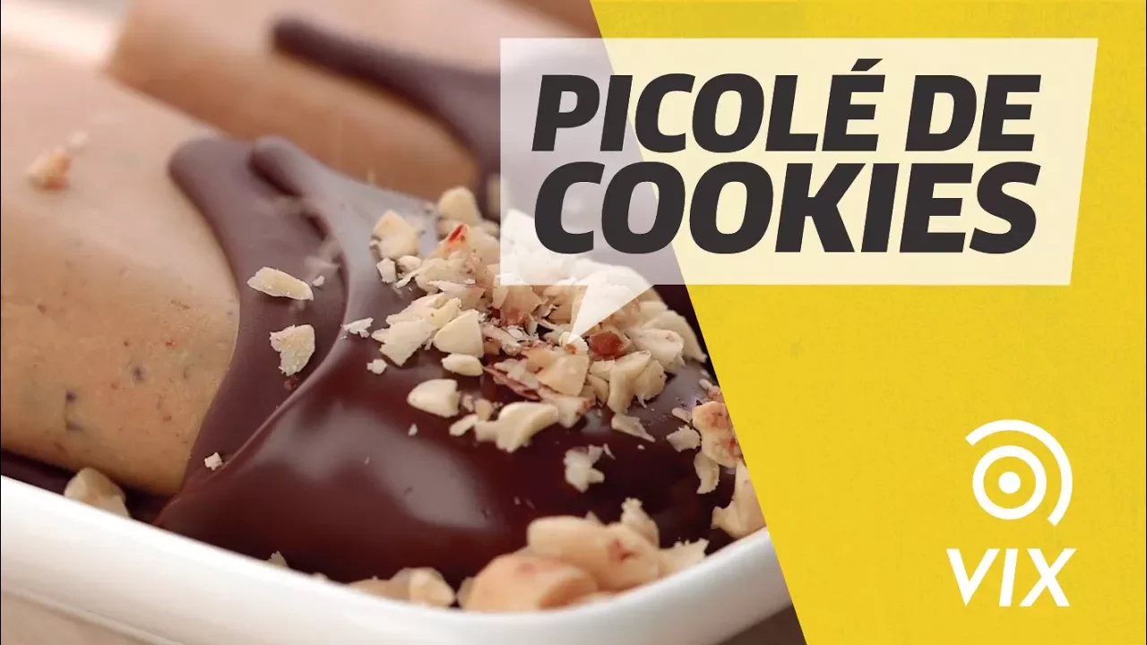 RECEITA DE PICOLÉ CASEIRO DE COOKIES E MUITO CHOCOLATE