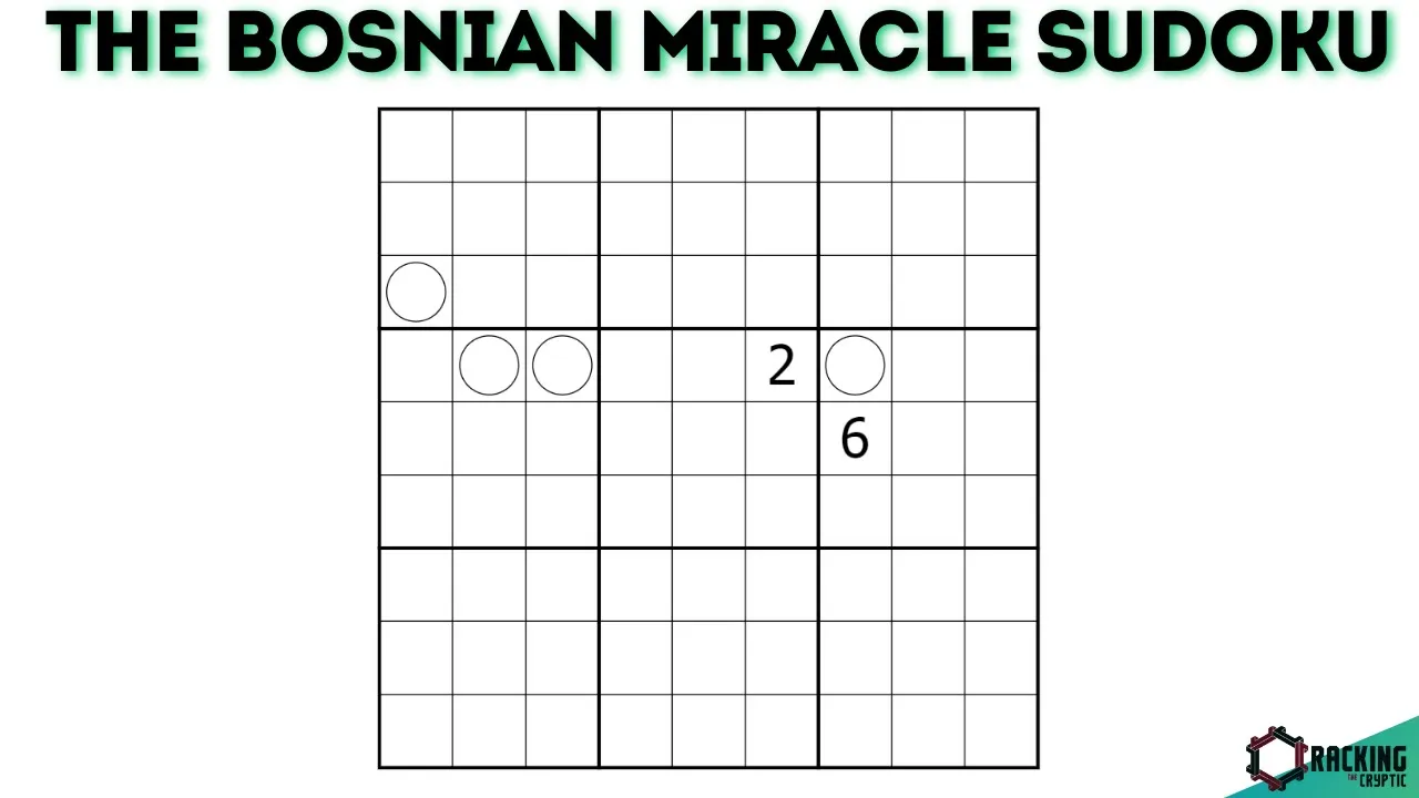 The Bosnian Miracle Sudoku