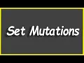 Python Programs Set Mutations