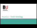 Application Programming 6 Part 5 - Unit testing