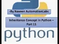 Inheritance Multiple Inheritance in Python Part 11