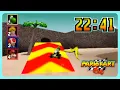 Lagu Mario Kart 64 150cc All Cups (Skips) Shortcut Speedrun 22:41 (World Record)