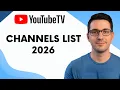 YouTube TV Channels List 2026