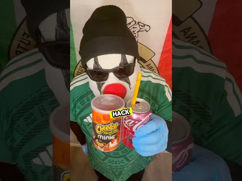This is how I Snacked during the World Cup this summer!! Hot Cheetos and a Soda! #fyp #lifehacks