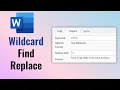 Word Wildcard Find Replace - text inside brackets to italics efficiency365