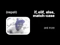 7 Control flow if elif else match-case in Python