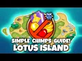 Lotus Island CHIMPS Guide No BTD6
