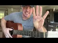 Easy Beginner 4 Chord Guitar Song "Working Man" by Larry Fleet