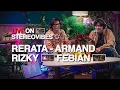 Download Lagu Rizky Febian \u0026 Armand Maulana - Rerata | Live on Stereovibes