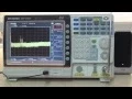 GW Instek GSP-9300BTG Analizador de espectro portatil con tracking generator, serie GSP - Video 3 of 1
