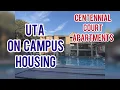 2BHK Tour Centennial Court Apartments On Campus Housing UTA University of Texas at Arlington