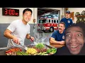 24 HOURS COOKING GOURMET MEALS WITH FIREFIGHTERS