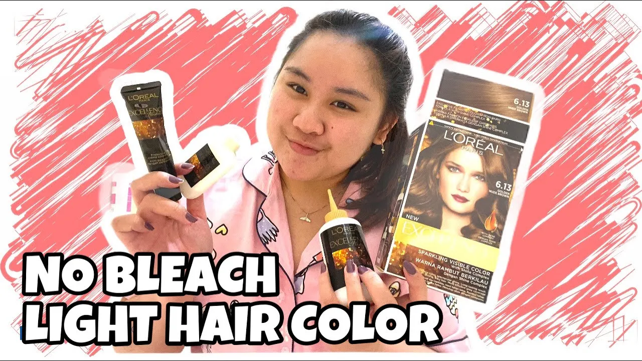 CAT RAMBUT TANPA BLEACHING PAKE LOREAL EXELLENCE FASHION (Matt Ash)