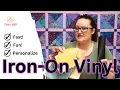 Learn how to make YOUR own Vinyl fabric for your next projects Iron on Vinyl