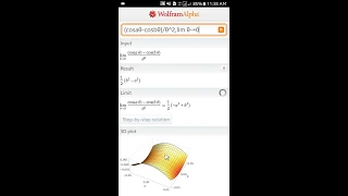 solve limit calculas by wolframalpha apk software