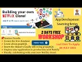 Build your Own Netflix Clone 2 Days Free Online Workshop How to Build Netflix Clone
