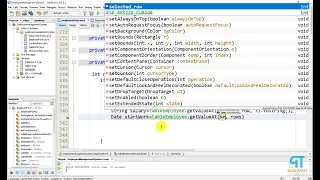 31 Java Oracle Get Selected row from JTable then put to TextField ComboBox JDate Chooser