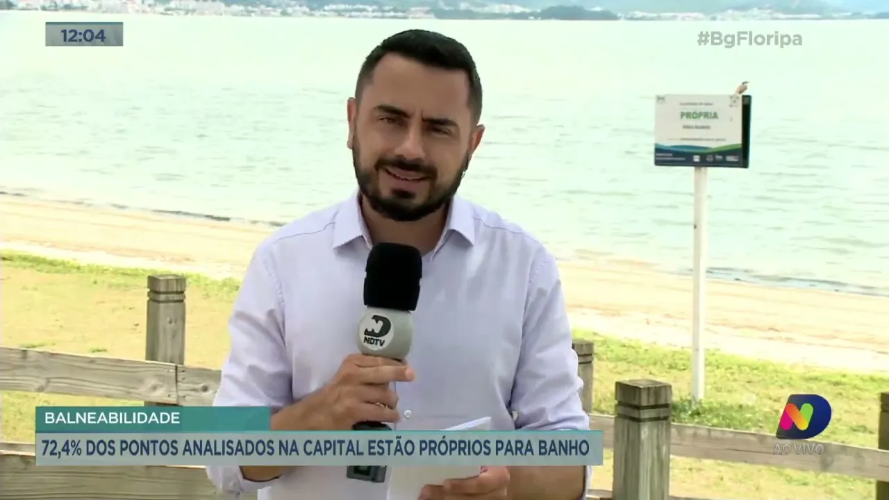 Balneabilidade: Beira-Mar Norte volta a ter ponto próprio para banho