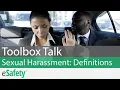 Lagu Toolboxgesprek van 2 minuten: Seksuele intimidatie - Definities van quid pro quo versus vijandige...