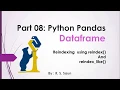 Part 08 Reindexing in DataFrame