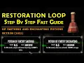 How to do the Restoration Loop MOST DETAILED GUIDE Craft OP Potions and OP Items Skyrim 2022