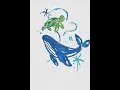 Aesthetic Ocean Creature Drawing Ideas