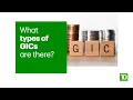 What types of GICs are there