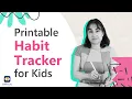Printable Habit Tracker for Kids