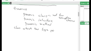 Core Java Revision - revising generics and collection framework