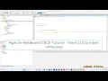 Apache NetBeans IDE 21 Tutorial - Short Cut to insert while loop