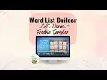 Word List Builder CVC Words Freebie Sampler Emily Gibbons The Literacy Nest