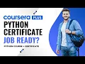 Coursera Python Certificate Courses 2026 - Which One