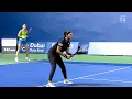 Sania Mirza/Lucie Hradecka vs. Hao-Ching Chan/Demi Schuurs Dubai 2022 R1 💙 💛