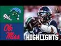 CFP First Round Tulane Green Wave vs Ole Miss Rebels Full Game Highlights ESPN CFB