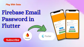 Flutter Firebase Authentication - Email Password Login Tutorial