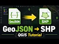 How to Convert GeoJSON to Shapefile in QGIS 2026
