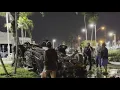 Apparent police chase from Broward to Miami-Dade leads to violent crash