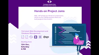 Hands-on Project Jams - Fullstack Web Development