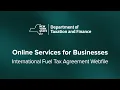 Online Services for Businesses - International Fuel Tax Agreement Webfile
