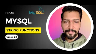 SQL String Functions in Hindi CONCAT SUBSTRING SQL Full Course
