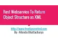Rest Service To Return List Of Xml Objects