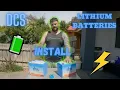 DCS LITHIUM BATTERIES UNDER THE BONNET OF 79 SERIES LANDCRUISER INSTALL