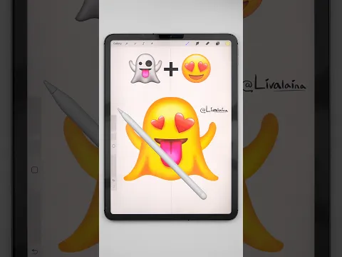 Be my valentine 👻+😍 Creative Emoji Mix