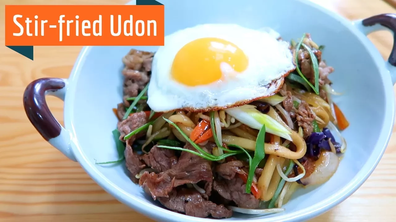 How to make Stir fried Udon Noodles